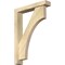 Ekena Millwork Westlake Block Rough Sawn Bracket w/ Offset Brace, Douglas Fir, 4"W x 20"D x 28"H BKT0402X20X28WTL05RDF - alternate 1